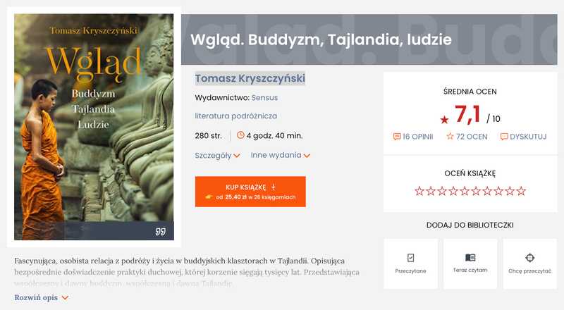 Wgląd. Buddyzm, Tajlandia, ludzie